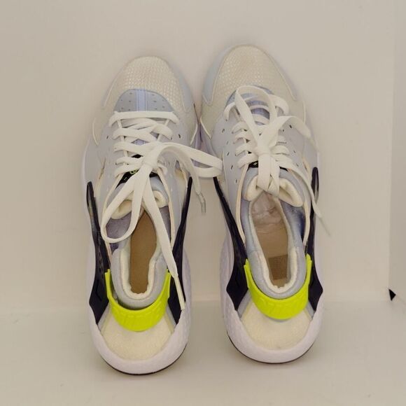 Nike Huarache Run Boys Pre-owned White & Blue Athletic Sneakers - sz. 6 1/2Y - Picture 4 of 7